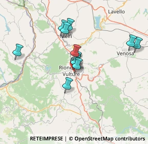 Mappa Via Alberto Mario, 85028 Rionero in Vulture PZ, Italia (6.36917)