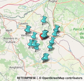 Mappa Via S. Gervasio, 85026 Palazzo San Gervasio PZ, Italia (9.938)