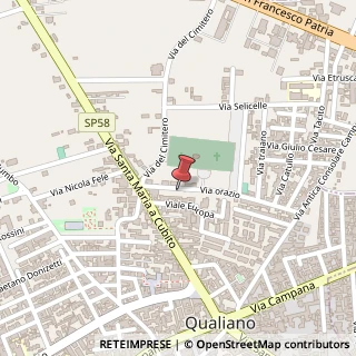 Mappa Via Orazio, 50, 80019 Qualiano, Napoli (Campania)