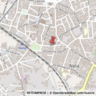 Mappa Via Ottaviano Augusto, 38, 80035 Nola, Napoli (Campania)