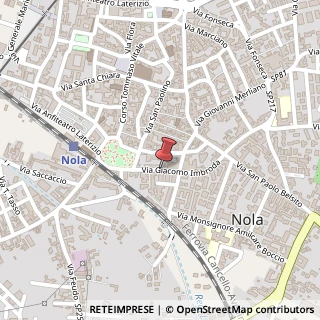 Mappa Via imbroda giacomo 60, 80035 Nola, Napoli (Campania)