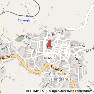 Mappa Via Caprera, 07025 Calangianus OT, Italia, 07025 Calangianus, Olbia-Tempio (Sardegna)