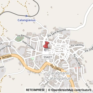 Mappa Piazza del Popolo, 07023 Calangianus SS, Italia, 07023 Calangianus, Olbia-Tempio (Sardegna)