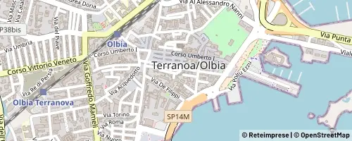 Mappa Tempio Pausania