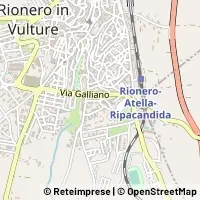 Kaart Rionero in Vulture