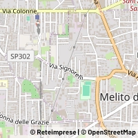 지도 Melito di Napoli