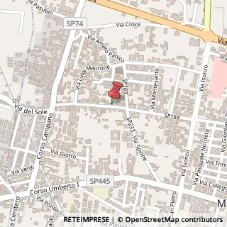 Mappa Via Vincenzo Caliendo, 105, 80034 Marigliano, Napoli (Campania)