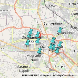 Mappa Strada Privata Rione Fiorito, 80014 Giugliano in Campania NA, Italia (1.7425)