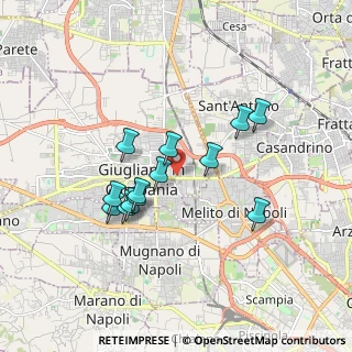 Mappa Strada Privata Rione Fiorito, 80014 Giugliano in Campania NA, Italia (1.61077)