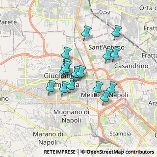 Mappa Strada Privata Rione Fiorito, 80014 Giugliano in Campania NA, Italia (1.44059)