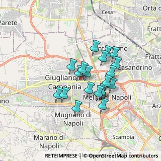 Mappa Strada Privata Rione Fiorito, 80014 Giugliano in Campania NA, Italia (1.4285)