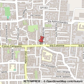 Mappa Corso Campano, 35, 80014 Giugliano in Campania, Napoli (Campania)