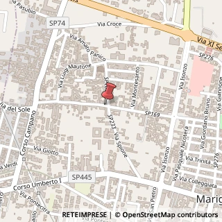 Mappa Via caliendo vincenzo 116, 80034 Marigliano, Napoli (Campania)