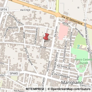 Mappa Via Amerigo Vespucci, 1, 80034 Marigliano, Napoli (Campania)