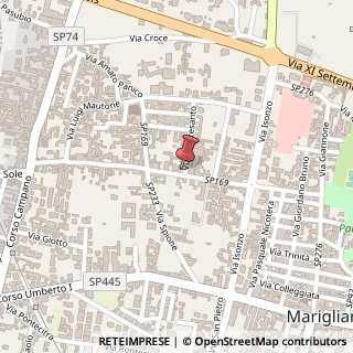 Mappa Via Montesanto, 3, 80034 Marigliano, Napoli (Campania)