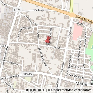 Mappa Via Vincenzo Caliendo, 125, 80034 Marigliano, Napoli (Campania)