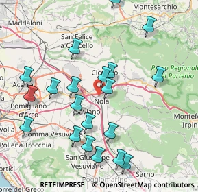 Mappa Via On. F. Napolitano, 80035 Nola NA, Italia (9.1325)