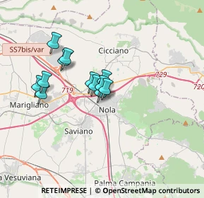 Mappa Via Napolitano Francesco Onorevole, 80035 Nola NA, Italia (2.74167)