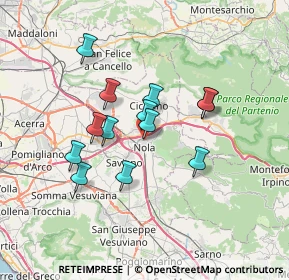 Mappa Via Abate Minichini III, 80035 Nola NA, Italia (6.13692)