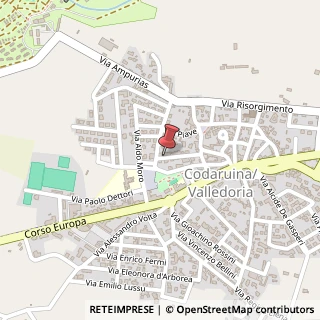 Mappa Via Nazario Sauro,  11, 07039 Valledoria, Sassari (Sardegna)
