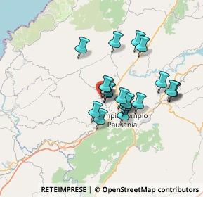 Mappa Via Itria, 07020 Aggius SS, Italia (5.8055)