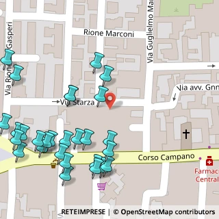 Mappa Via Starza, 80014 Giugliano in Campania NA, Italia (0.09286)