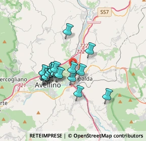 Mappa Contrada spineta, 83100 Avellino AV, Italia (2.965)