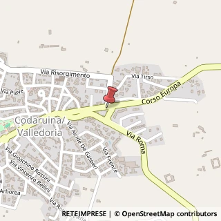 Mappa Corso Europa, 21B, 07039 Valledoria, Sassari (Sardegna)