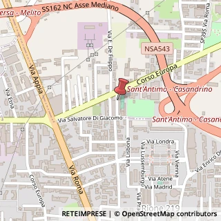 Mappa Via Ignazio Silone, 8, 80029 Sant'Antimo, Napoli (Campania)