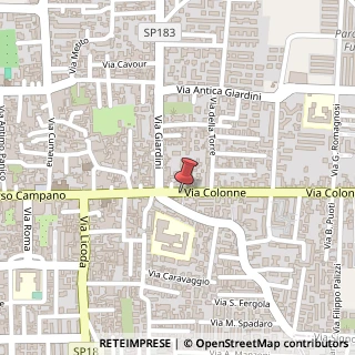 Mappa Via Colonne, 26, 80014 Quarto, Napoli (Campania)