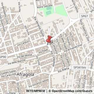 Mappa Via Alcide Degasperi, 89, 80021 Afragola, Napoli (Campania)