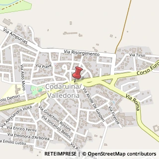 Mappa Corso Europa, 41, 07039 Valledoria, Sassari (Sardegna)