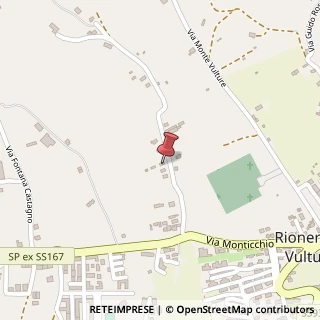 Mappa Via del Colonnello, 23, 85028 Rionero in Vulture, Potenza (Basilicata)