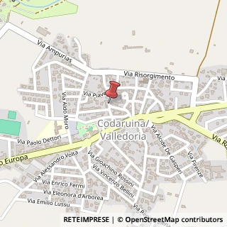 Mappa Via ampurias, 07039 Valledoria, Sassari (Sardegna)