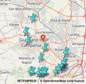 Mappa 80040 Sant'Antimo NA, Italia (5.8385)