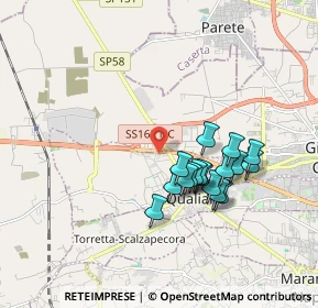 Mappa Via Circumvallazione Est, 80019 Qualiano NA, Italia (1.68176)
