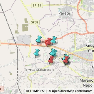 Mappa Via Circumvallazione Est, 80019 Qualiano NA, Italia (1.57182)