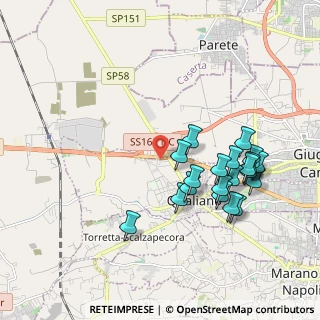 Mappa Via Circumvallazione Est, 80019 Qualiano NA, Italia (2.0965)