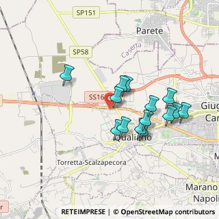 Mappa Via Circumvallazione Est, 80019 Qualiano NA, Italia (1.71143)