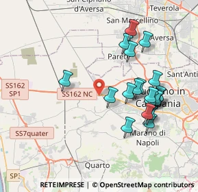 Mappa Via Circumvallazione Est, 80019 Qualiano NA, Italia (4.067)