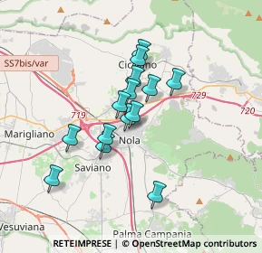 Mappa Via G. Amiranda, 80035 Nola NA, Italia (2.80286)