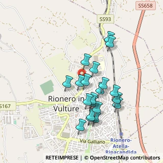 Mappa Via Rigillo Michele, 85028 Rionero in Vulture PZ, Italia (0.4465)