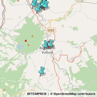 Mappa Via Rigillo Michele, 85028 Rionero in Vulture PZ, Italia (6.45308)