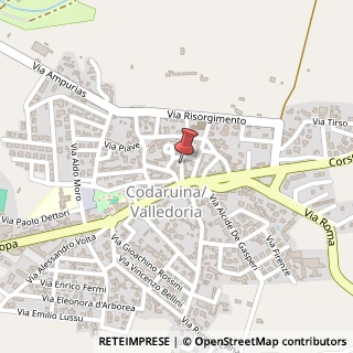 Mappa Via vittorio veneto 26, 07039 Valledoria, Sassari (Sardegna)