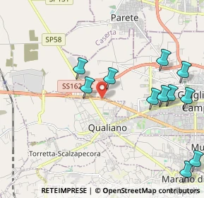 Mappa Via Circonvallazione esterna, 80019 Qualiano NA, Italia (2.57455)