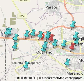 Mappa Via Circonvallazione esterna, 80019 Qualiano NA, Italia (2.1635)