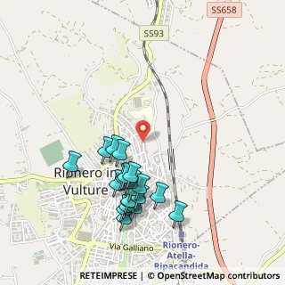 Mappa Via Fornace, 85028 Rionero In Vulture PZ, Italia (0.5345)