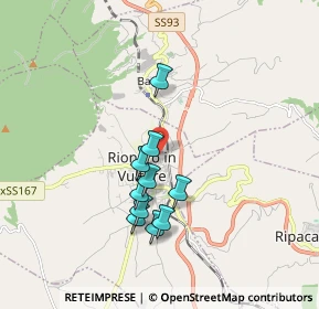 Mappa Via Fornace, 85028 Rionero In Vulture PZ, Italia (1.89545)