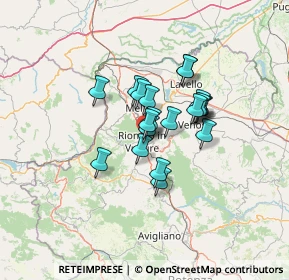 Mappa Via Fornace, 85028 Rionero In Vulture PZ, Italia (9.5355)