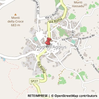 Mappa Via Roma,  101, 07020 Aggius, Sassari (Sardegna)
